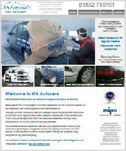 KN Autocare Website Molesworth, Cambs